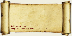 Danica Matijević vizit kartica